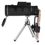 Portable Compact Monocular With Tripod Phone Clip Telescope For Birds Searching Concert Watching Camping Camera Accessories