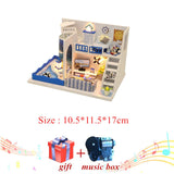 Different Styles of Doll House Furniture Diy Miniature 3D Wooden Miniaturas Dollhouse Toys For Children Birthday Gifts