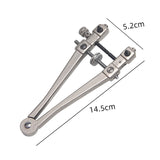 Practical Watch Case Screw Back Opener Wrench V-Shape Watchmaker Repair Tool Adjustable Clamp Back Opener Wrench