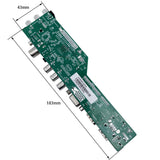 ZS.D3663LA.A8 universal lcd controller board DVB-T2 DVB-T DVB-C digital TV 10-42" LVDS LED LCD driver board