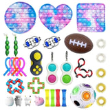 Fidget Toys Pack Anti Stress Set Kawaii Gift Toys Box Children Simple Dimple Antistress Relief Figet Toys Pakket Kit Dropship