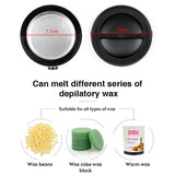 Electric Wax Heater Hot Wax Machine Paraffin Pot Warmer Hair Removal Waxing Machine Wax-melt Epilator Quick Heater