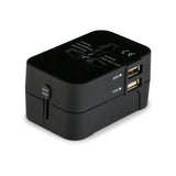 Universal Worldwide Phone Charger All In One International Plug Adapter 2 USB Port Travel AC Power Charger Adapter AU US UK EU