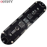 OOTDTY DS3231 temperature meter High Accuracy DIY Digital Dot Matrix LED Alarm Clock Kit with Transparent Case Date Time Display