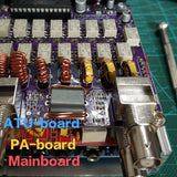 USDX SDR Transceiver All Mode 8 Band Receiver HF Ham Radio QRP CW Transceiver Built-In ATU-100 Antenna Tuner Dual OLED