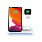 15w 3-in-1 Wireless Charger Type C Fast Charging Dock Station Compatible Fit For Iphone Iwatch Airpods