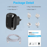 Wireless WiFi Repeater Extender 300Mbps Wifi Signal Booster Power Amplifier Smart Network For Smart Home Network Enhancement