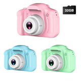 Mini Kids Camera 2 Inch HD Screen Digital Cameras Toys Video Recorder Camcorder Children's Birthday Christmas Gift Boys Girls