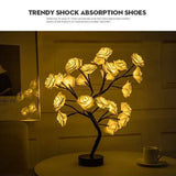 LED Table Lamp With USB Flower Tree Home Decoration Bedroom Gift Night Table Lamp For Christmas Wedding Bedroom