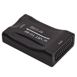 SCART to RF Video Converter Adapter Supports RF67.25Mhz 61.25Mhz Output RF Accessories T84C