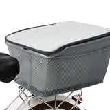Rear Bike Basket Large Capacity Metal Wire Bicycle Basket Waterproof Rainproof Cover mtb accessories bag for bicycle