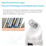 New Small Bubble Cleaner Water Cycle Cleaning Vacuum Blackhead Remover Shrink Pores Electric Facial Cleansing Skin Care Device
