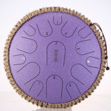 nEW Steel Tongue Drum 13 inch 15 tone Drum Handheld Tank Drum Percussion Instrument Yoga Meditation Beginner Music Lovers Gift