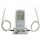 Digital BBQ Thermometer Wireless Kitchen Oven Food Cooking Grill Smoker Meat The R9UF