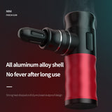 High Frequency Mini Pocket Massage Gun Fascia Gun Neck Massager Electric Vibrator Muscle Relaxation Pain Relief for Body