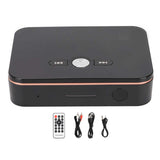 Bluetooth 5.0 Receiver Transmitter LED Digital Display Low Latency Bluetooth Adapter for Active Speakers Power Amplifiers