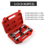 4Pcs 9-27mm Rusty Nut Splitter Damaged Bolt Nut Separator Extractor Remover Cutting Tools Screw Breaker Set