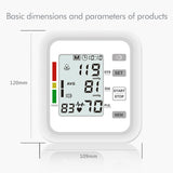 New Digital Automatic Blood Pressure Monitor Upper Arm Automatic Cuff BP Machine & Pulse Rate Monitoring Meter,Large LCD Display