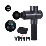 Massage Gun Electric Portable Handheld Deep Tissue Percussion Massager 20 Speed 6 Heads Body Muscle Pain Relief