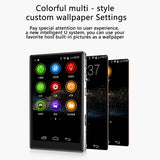 4 Inch Full Screen HD MP4 Player Wifi Android 6.0 MP3/4 1+8GB Bluetooth 5.0 Contact Music Player FM Radio
