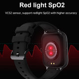 T11 Smart Watch BT Call 1.75inch HD Screen Blood Pressure DIY Watch Face Built In Speaker Microphone Smartwatch