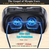 Blu-Ray VR Virtual Reality 3D Glasses Box Stereo VR Google Cardboard Headset Helmet for IOS Android Smartphone,Bluetooth Rocker