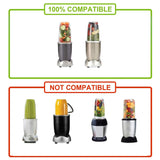 Replacement Cups 32 Oz with Lids for Original NutriBullet Blender Pro 900W 600W for Nutri Blade Replacement Parts