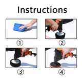 980W  Car Electric Polisher Auto Waxing Machine Automobile Furniture Polishing Adjustable Speed Car Polishing Power Tool