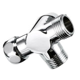 Copper Shower Water Separator 3-Way 1/2 Outlet Sink Faucet Diverter Valve T Adapter Shower Hose Tap Splitter Thermostability