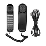 Mini Desktop Corded Landline Phone Fixed Telephone Wall Mountable Supports Mute/ Pause/ Hold/ Reset/ Flash/ Redial Functions
