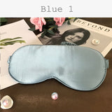 Pure Natural Mulberry Silk Sleep Rest Eye Mask Padded Shade Cover 19 Momme Travel Relax Normal Eyeshade Blindfolds