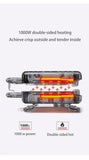 Electric Waffles Maker Bubble Egg Cake Oven Breakfast Waffle Machine Egg Cake Oven Pan Eggette Machine Stainless  Waffle Pot