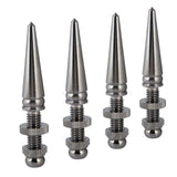 4 Pairs Pure Copper Shockproof Speaker Foot Spike Subwoofer Base Pad Stand Foot for HIFI Speaker Shock Absorption Speaker Spike