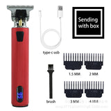 USB Electric Hair Clippers Rechargeable Shaver Beard Trimmer Professional Men Hair Cutting Machine Beard Barber Hair Cut