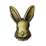 Cabinet Door Handle Nordic Style Rabbit Shape Cupboard Handles Drawer Pulls 4.9*3.5cm Drawer Handles Brass Furniture Hardware