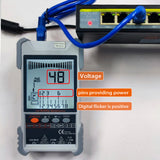 ET616 /ET618 Network Cable Tester LCD Display Analogs Digital Search POE Test Cable Pairing Network Cable Tester Wiremap Tester