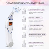 2021 Face Blackhead Remover Vacuum Suction Pore Cleaner Face Deep Nose Cleasning Pimple Removal Acne Removal Skin Care Machine