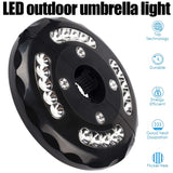 Cordless Patio Umbrella Light 24 LED Night Lights Umbrella LED Light Battery Operated Umbrella Pole Light For Camping Tent