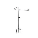 Hanging Plants Iron Yard Flag Pole Shepherd Hook Ground Stake Outdoor Backyard Hardware Lantern Home For Garden Detachable Porch