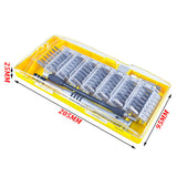1 Set Orange/Yellow Mini Screwdriver Kit For Repairing All Kinds Of Fine Parts Asy To Carry And Use Screwdrive