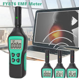 FUYI Radiation Dosimeter EMF Meter Electromagnetic Radiation Detector Household High Precision Wave Radiation Tester Monitor