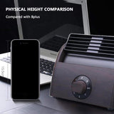HAEGER-Personal Air Cooler, Mini Air Conditioner, 360 ° Rotating Cooler and Dual-Turbo Technology for Various Scenarios (Brown)