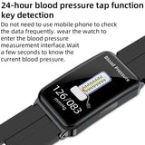 EP01 Blood Glucose Sugar Smart Watch ECG HRV Body Temperature Blood Pressure Monitoring Smart Bracelet for Men Women