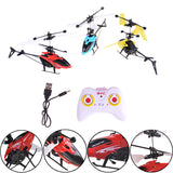 1PC RANDOM COLOR RC helicopter indoor toy rc aircraft Induction Fly up plane toys for kid