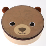 cartoon Bear Pattern Drum Musical Toy Percussion Instrument with Drum Sticks Strap for Children Kids