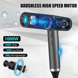 Negative ion hair dryer professional salon hairdryer household strong fast drying wind gale speed Portable blow dryer Anion