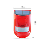 2022. Sound Alert Flash Warning Sound &amp; Light Alarm Motion Sensor 110 Decibels Siren Strobe Security Alarm System for Farm