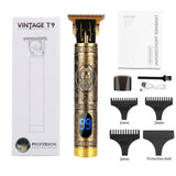 LCD Hair Trimmer For Men USB Rechargeable Hair Clipper Electric Shaver Professional Barber Beard Trimmer Hair Cutting Machine