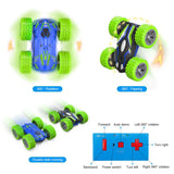 EC07 RC Car 2.4G 4CH Stunt Drift Deformation Remote Control Rock Crawler Roll Flip Kids Robot Auto Toy Boy New Year Gift Car US