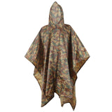 3 in 1 Backpack Travel Rain Cover Rain Coat Hood Hiking  Cycling Rain Cover Poncho Waterproof Raincoat Outdoor Camping Tent Mat